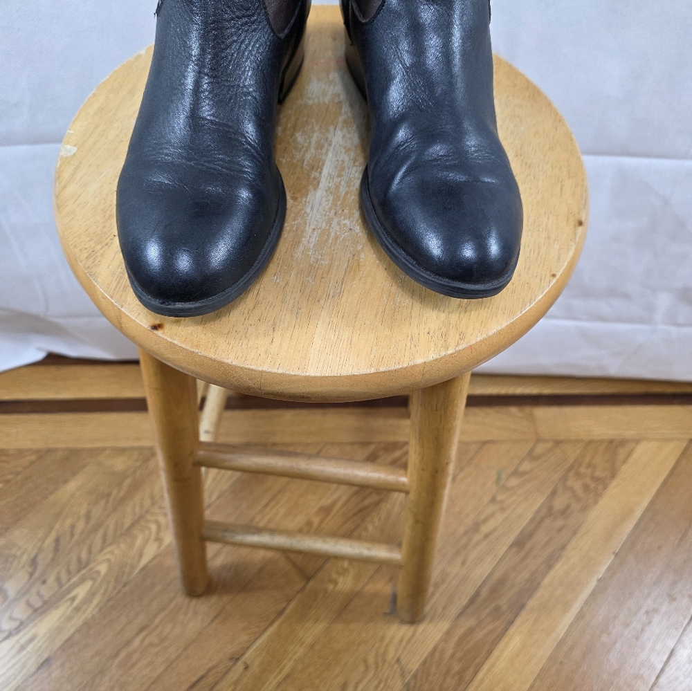 Ralph Lauren Black and Brown Ankle Boots - Picture 12 of 12